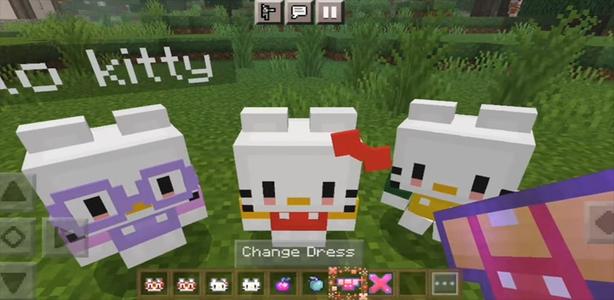 Hello Kitty Mod of Minecraft