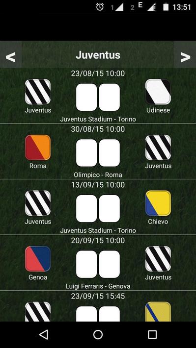 Table Italian League