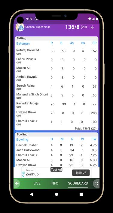Cricket Score