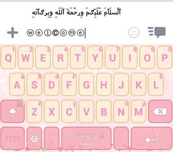 Decoration Text Keyboard