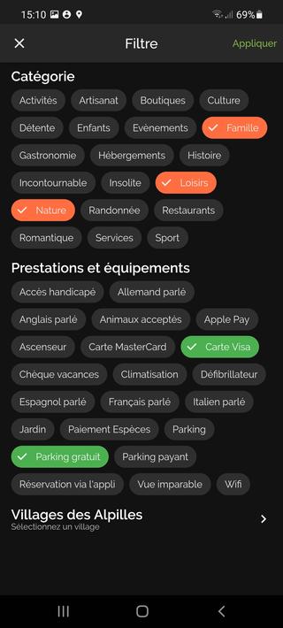 The Alpilles app