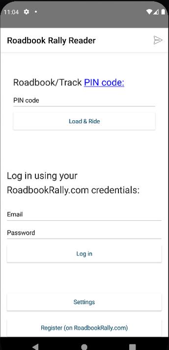 Roadbook Rally Reader