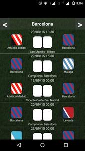 Table Spanish League