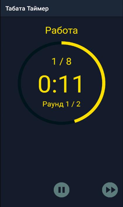 Табата Таймер: Интервальный Та
