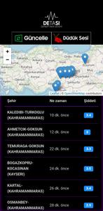 Deprem Takip Sistemi - DETASI