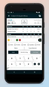 Cricket Scoring App - Yorker