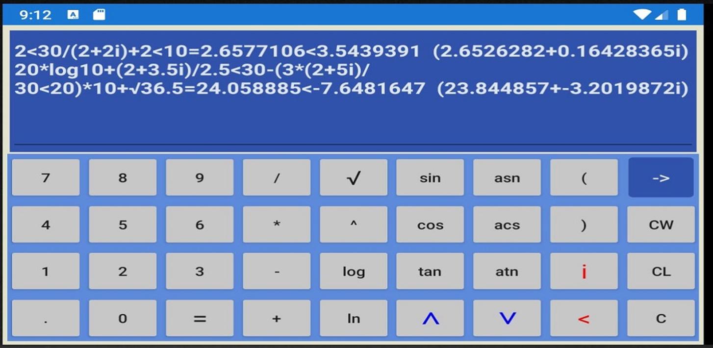 Calculadora Complejos