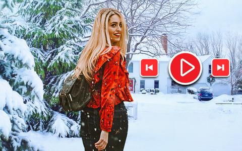 Snowfall video maker song