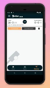 Cricket Scoring App - Yorker