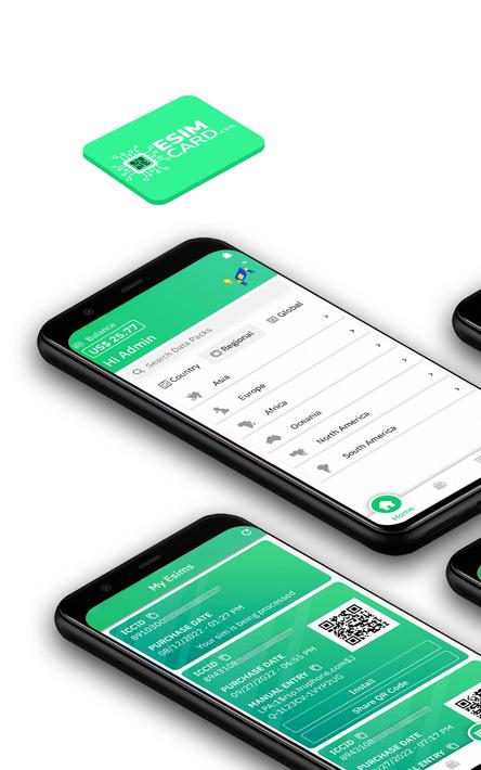 eSIM Card: Global Roaming App