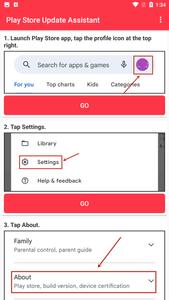 Play Store Update Assistant