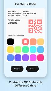 WIFI QR Code Scanner & Creator