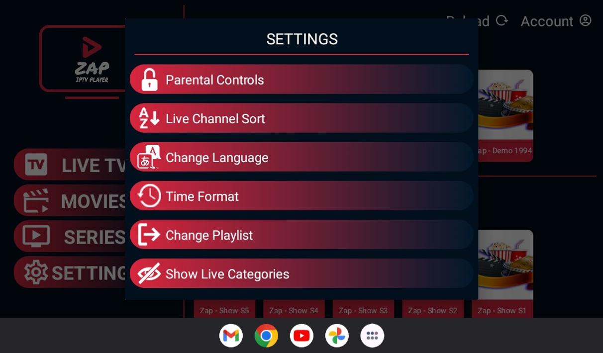 IPTV Zap Player