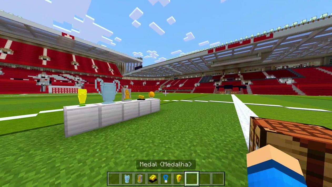 Soccer mod in Minecraft