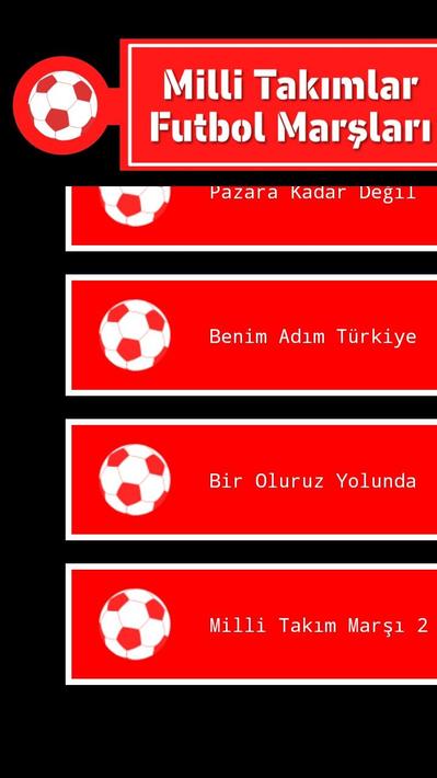 Milli Futbol Takımı Marşları