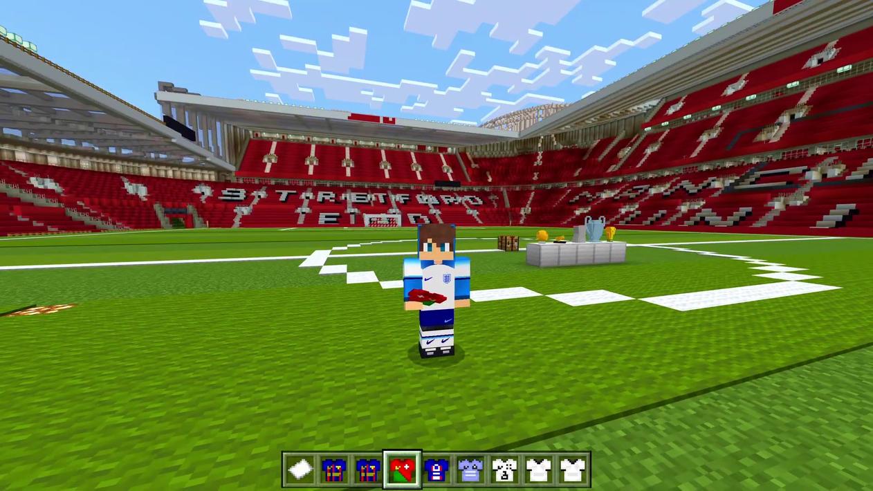 Soccer mod in Minecraft