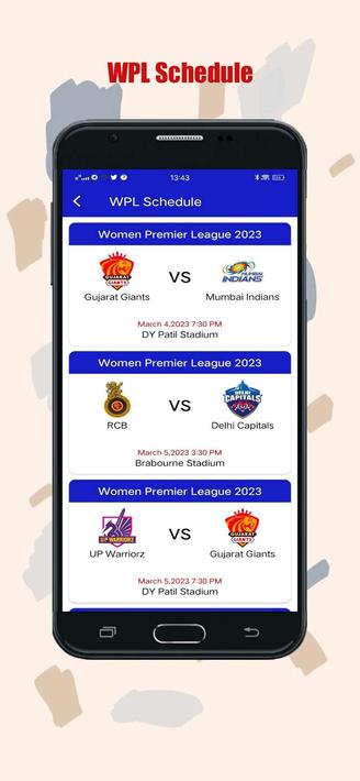 WPL 2023 Schedule & Live Score