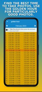 sunrise and sunset calendar