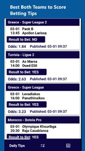 BTTS Betting Tips Daily Bets