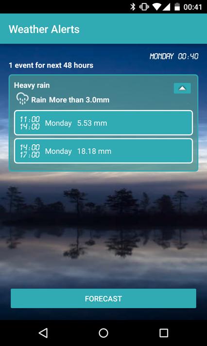 Custom Weather Alerts