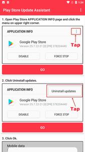 Play Store Update Assistant