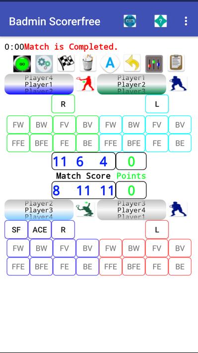 Badminton Match Scorer