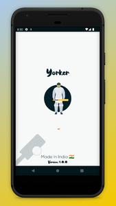 Cricket Scoring App - Yorker