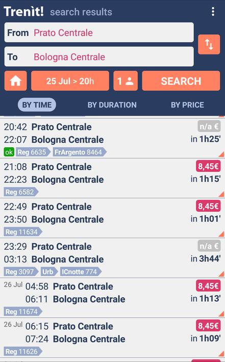 Trenit - find Trains in Italy