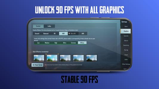 90 Fps for PUBGM - Unlock Tool