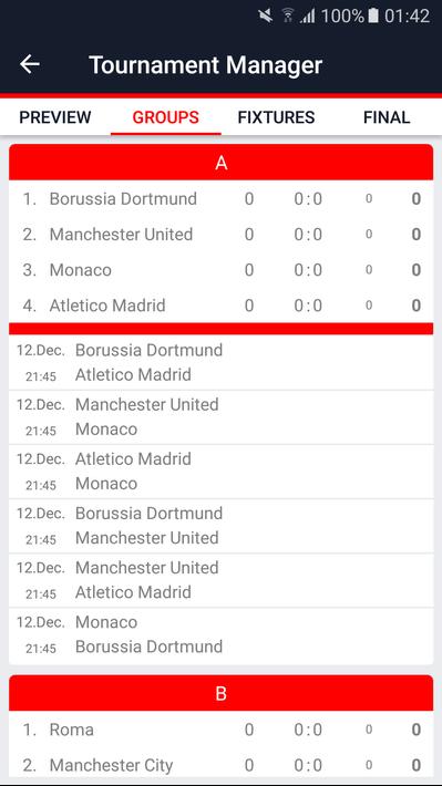 Tournament Manager
