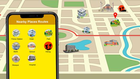 Gps Route Finder Map Navigator