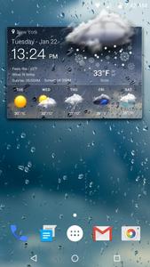 Real-time weather forecasts