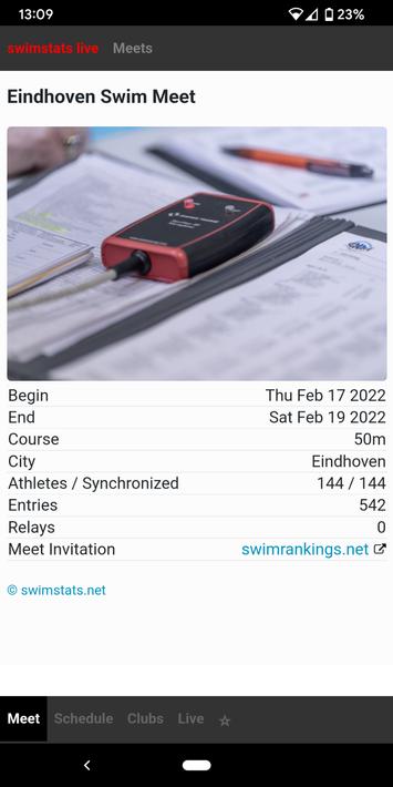 swimstats live
