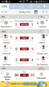 LIVE Score, Real-Time Score