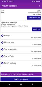 Photo Album Uploader
