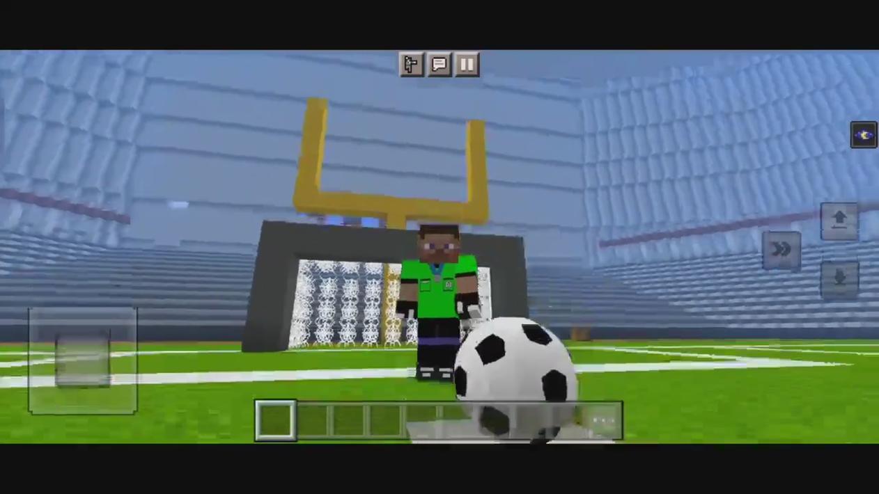 Soccer mod in Minecraft