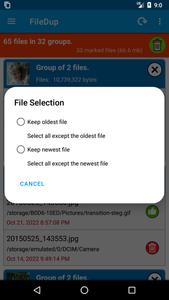 FileDup: Duplicate files
