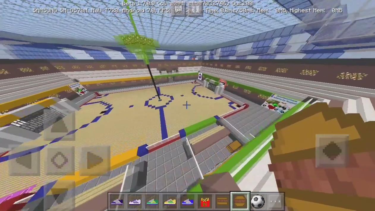 Soccer mod in Minecraft