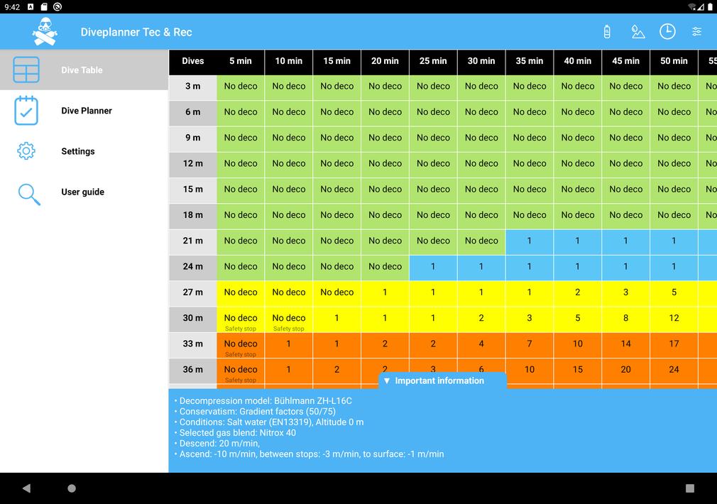 Diveplanner Tec & Rec