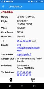Pétanque Calendriers Concours