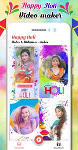 Happy Holi Video Maker