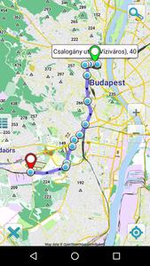 Map of Budapest offline