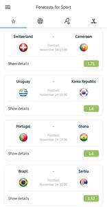 Sports predictions soccer bet