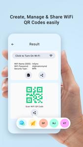 WIFI QR Code Scanner & Creator