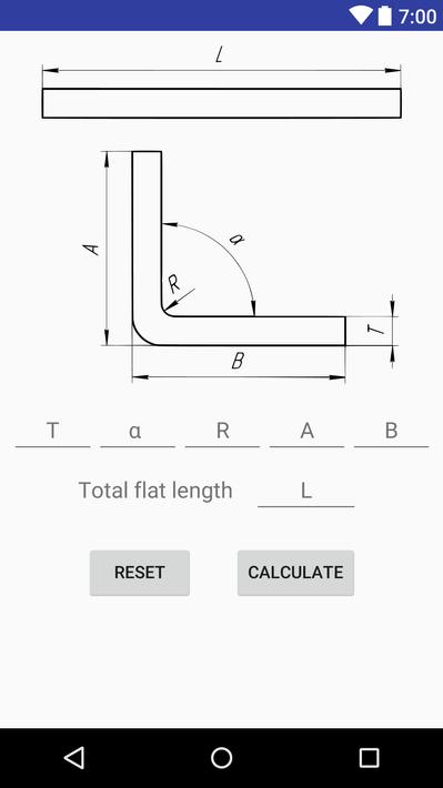 Bending Sheet Metal Calculator
