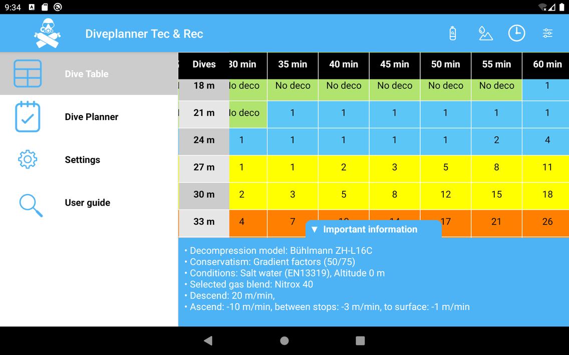 Diveplanner Tec & Rec