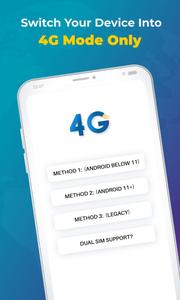 Force 4G LTE: 5G Network Mode