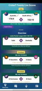 Cricket-Twenty Scores Updates