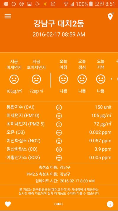 미세미세 - 미세먼지, 날씨, WHO기준, 알람, 위젯