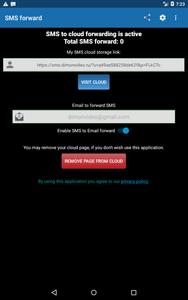 Forward SMS to Email or Cloud